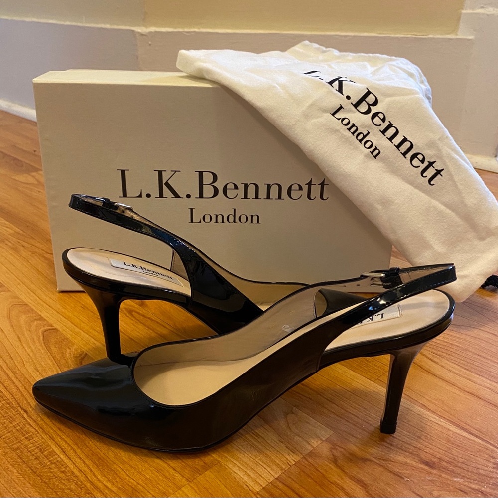 NIB L.K. Bennett Florrie Patent Slingback 🖤